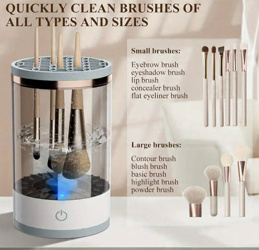 Electric Makeup Brush Cleaner- Save Time and Effort