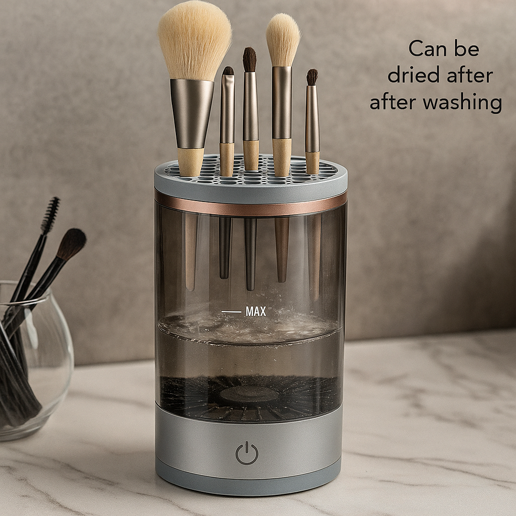 Electric Makeup Brush Cleaner- Save Time and Effort