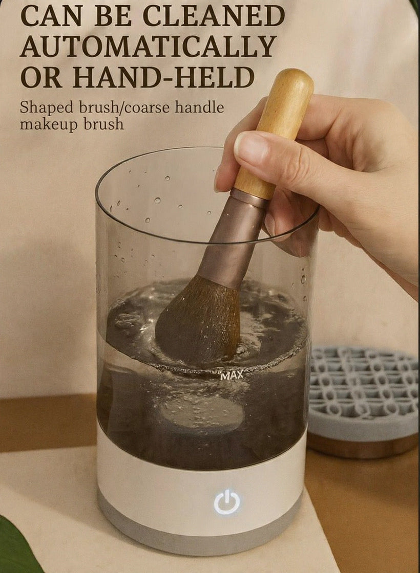Electric Makeup Brush Cleaner- Save Time and Effort